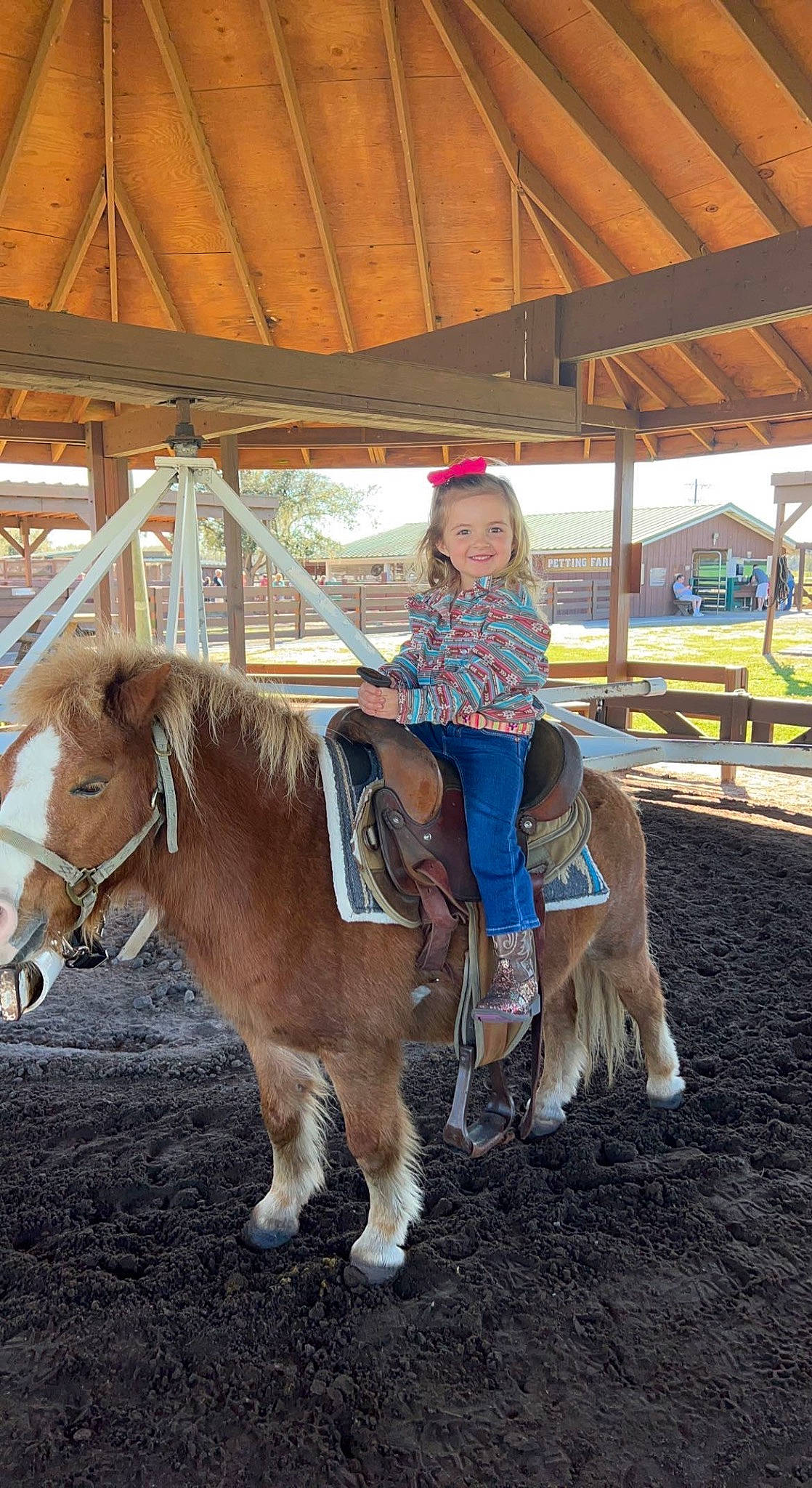 Kinley joined the competition — help win amazing prizes! bit, bridle, event, horse, horse_supplies, horse_tack, joy, landscape, liver, livestock, mammal, mane, mare, pack_animal, person, ranch, recreation, rein, saddle, smile