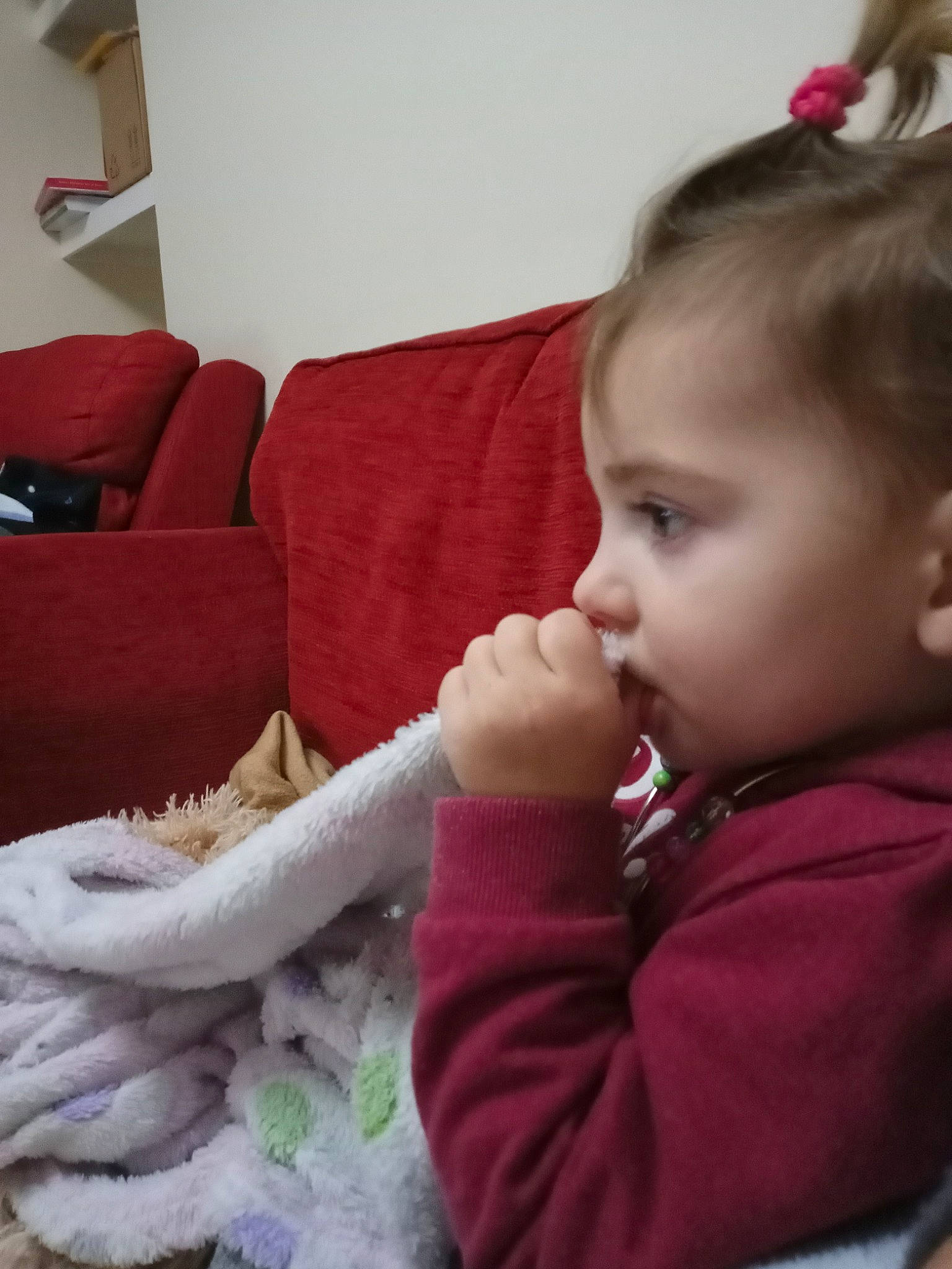 Katerina joined the competition — help win amazing prizes! baby, baby_toddler_clothing, bedding, cheek, child, comfort, couch, drinkware, ear, flooring, fur, head, iris, linens, lip, person, pillow, room, sitting, throw_pillow