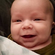 William joined the competition — help win amazing prizes! baby, smiling, face, blanket, closeup, infant, child, cute, happy, skin, head, portrait, young, eyes, mouth, cheeks, clothing, warm, soft, cozy