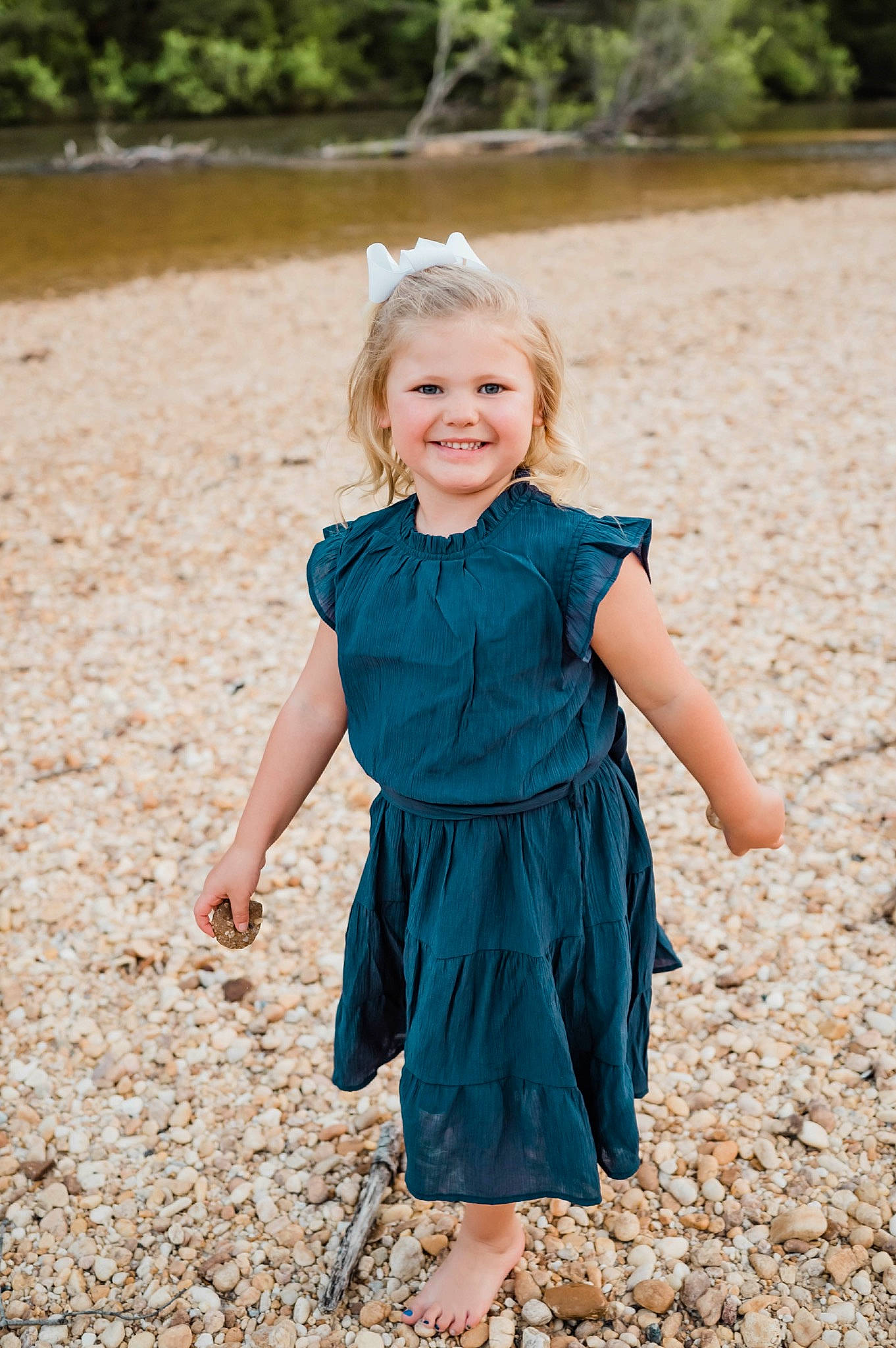 Adalynn is registered to the contest to win money with this photo: arm, child, day_dress, dress, electric_blue, fashion_design, formal_wear, fun, grass, happy, joy, long_hair, one_piece_garment, pattern, people_in_nature, person, plant, sleeve, smile, summer