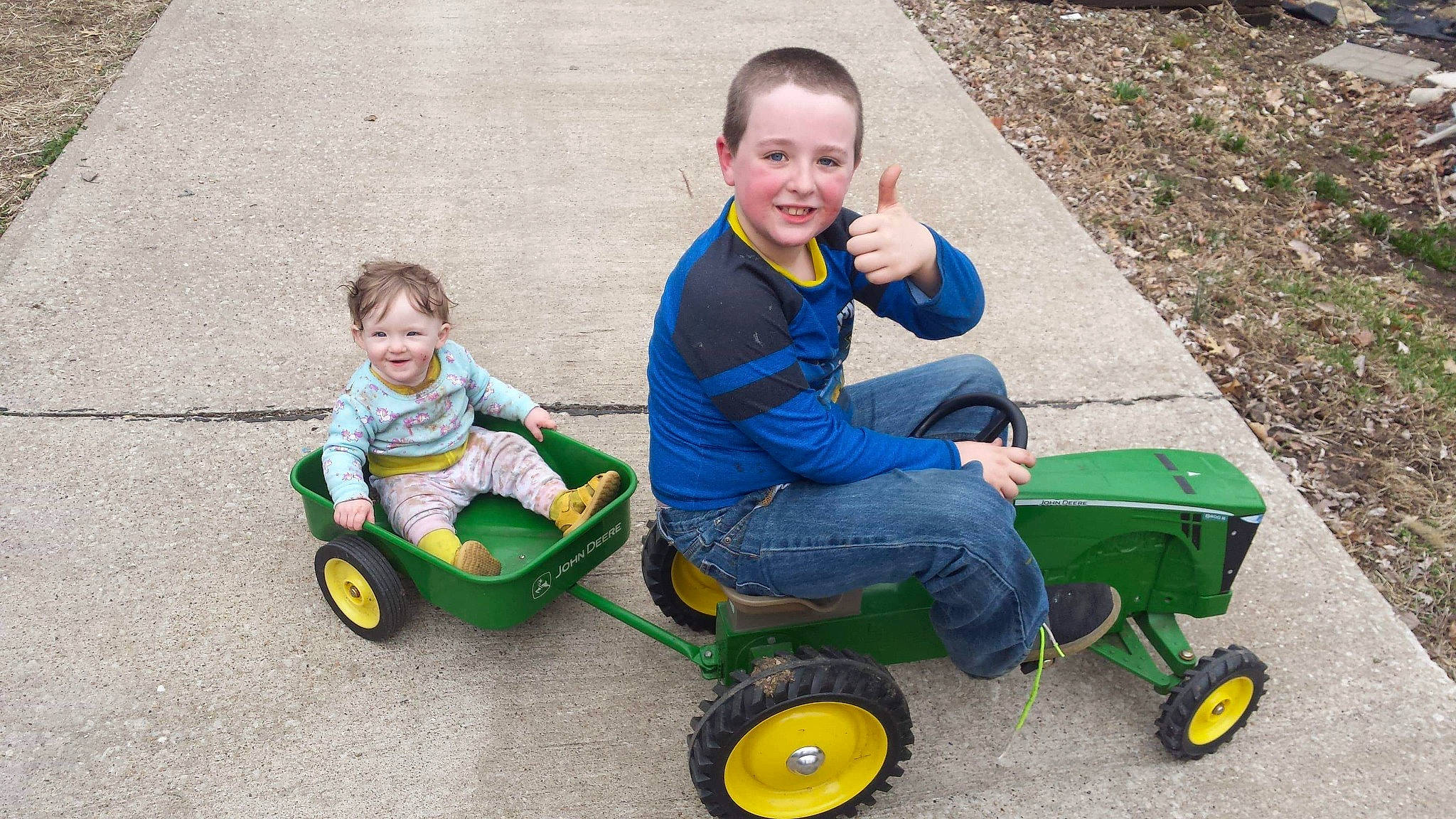 Bryce joined the competition — help win amazing prizes! car, child, fun, joy, person, play, product, riding_toy, toddler, tricycle, vehicle