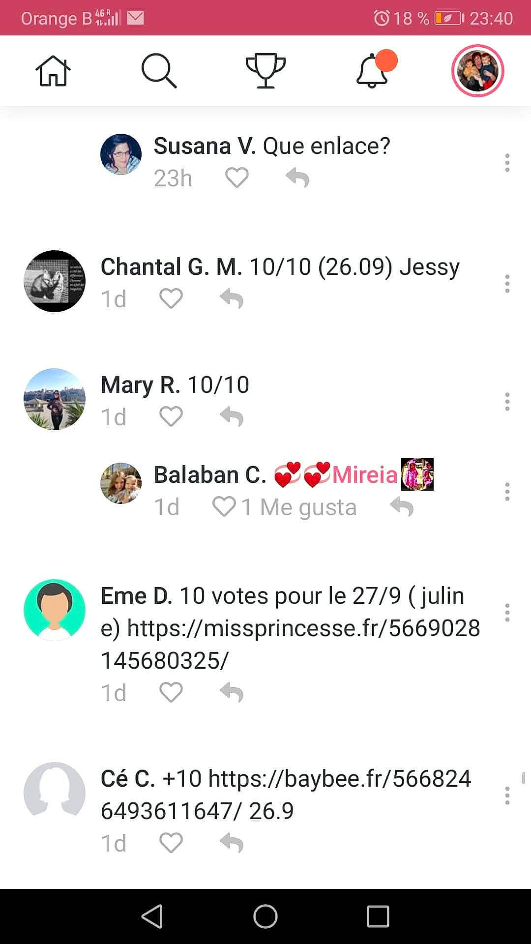 Juline a rejoint le concours — aidez-le/la à gagner de superbes lots ! circle, font, icon, line, person, screenshot, text