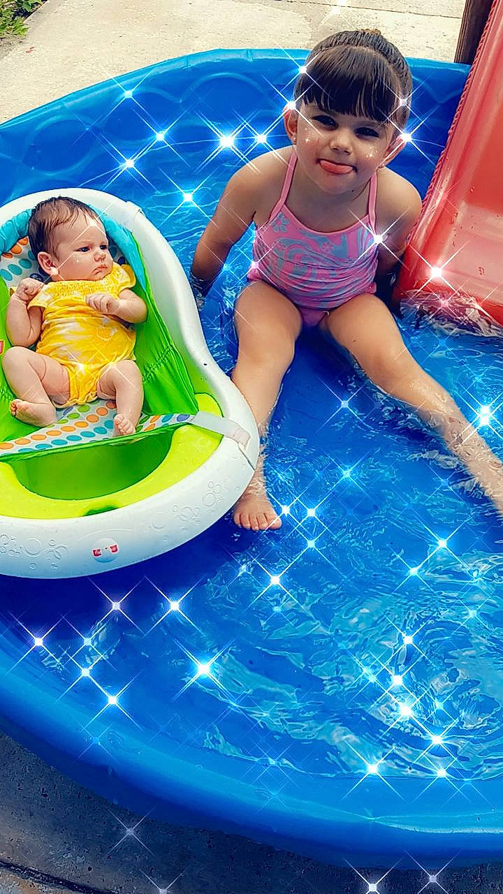 Octavia joined the competition — help win amazing prizes! aqua, baby, baby_float, baby_products, baby_toddler_clothing, bathing, blue, child, electric_blue, face, fun, happy, joy, leisure, nonbuilding_structure, person, photograph, recreation, swimming_pool, toddler