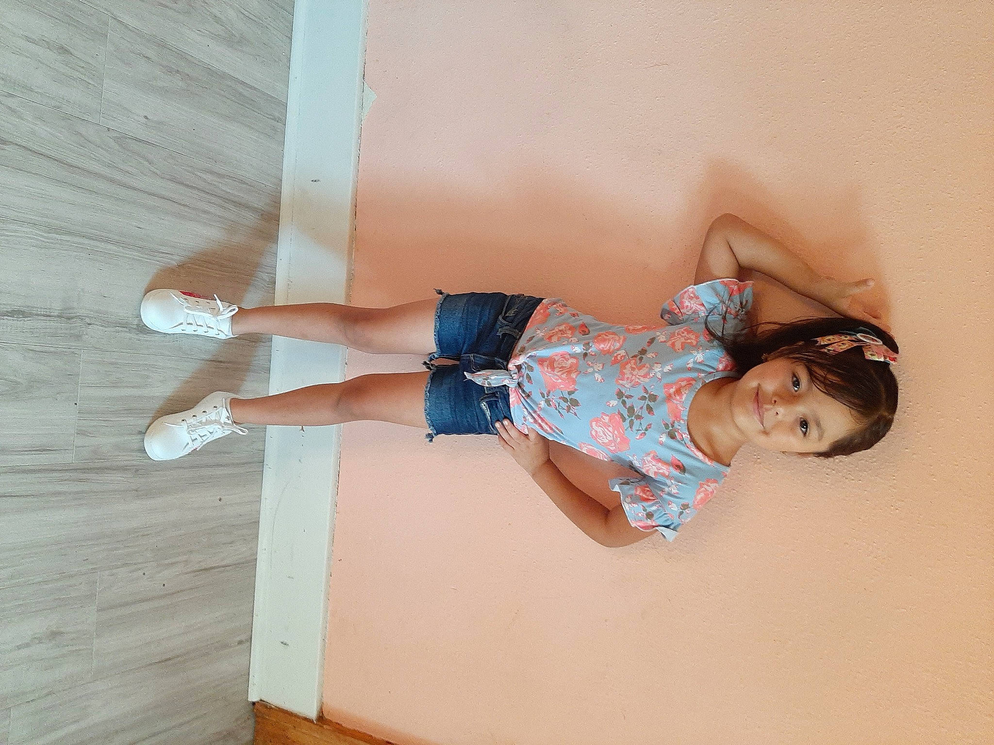 Adriana joined the competition — help win amazing prizes! calf, comfort, elbow, eyewear, finger, floor, flooring, foot, glasses, hardwood, human_leg, joy, knee, leg, person, shoulder, sleeve, thigh, trunk, waist