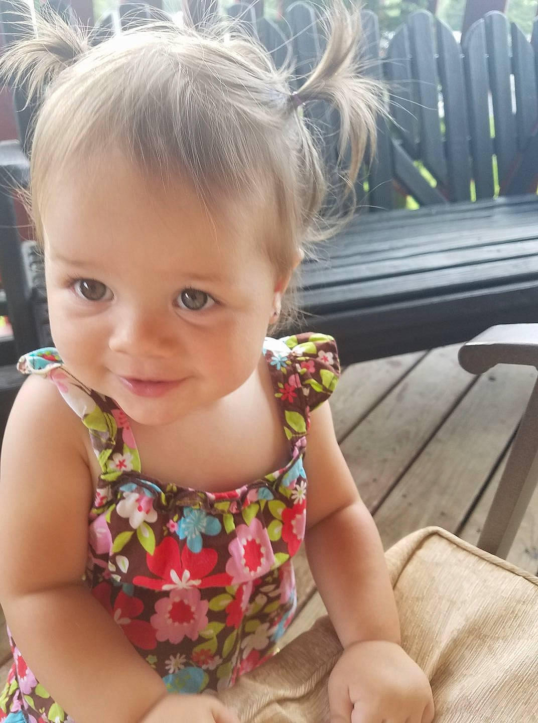 Ashtyn is registered to the contest to win money with this photo: cheek, child, day, ear, girl, hair, hairstyle, human_hair_color, infant, iris, person, product, skin, smile, toddler