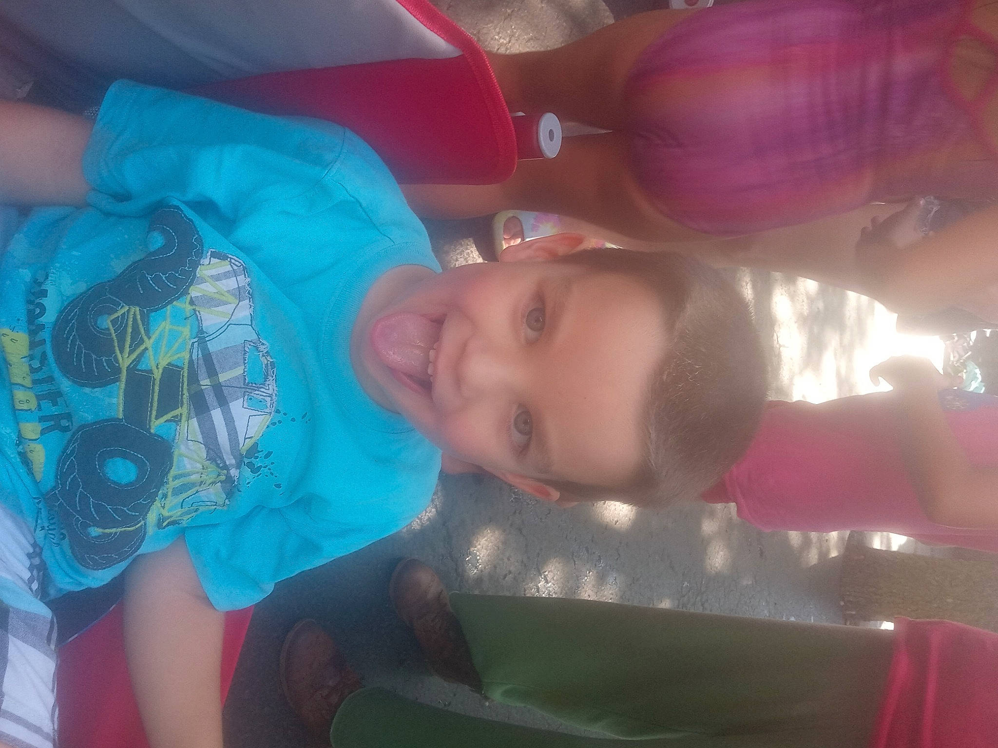 Blake Canterbury is registered to the contest to win money with this photo: baby, baby_products, baby_toddler_clothing, cheek, chest, child, cool, electric_blue, finger, fun, happy, mouth, organ, party, person, play, skin, smile, t_shirt, toddler