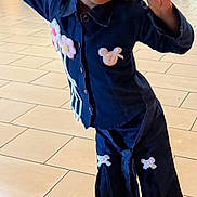 Warda Fatima joined the competition — help win amazing prizes! child, girl, smile, peace_sign, blue_clothing, indoor, tiles, pose, cute, happy, casual_wear, footwear, people_in_background, shopping_mall, floor, fashion, playful, young, portrait, person