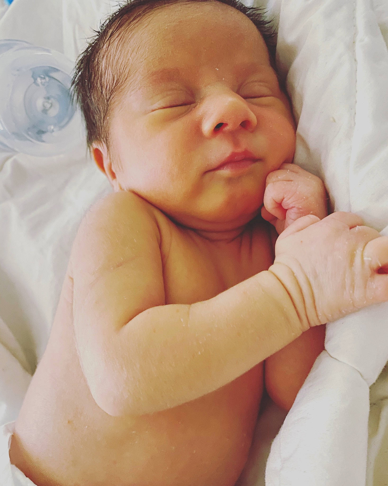 Kobeigh is registered to the contest to win money with this photo: arm, baby, baby_sleeping, cheek, comfort, ear, eyebrow, eyelash, facial_expression, finger, gesture, lip, mouth, muscle, neck, nose, person, skin, thumb, toddler