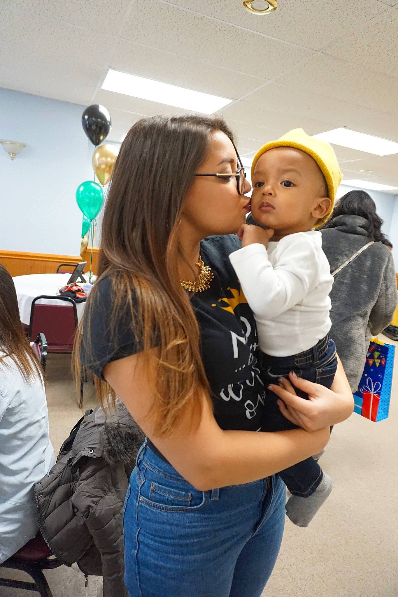 Micah is registered to the contest to win money with this photo: abdomen, child, fun, girl, happiness, interaction, joint, long_hair, person, product, room, shoulder, smile, textile, trunk