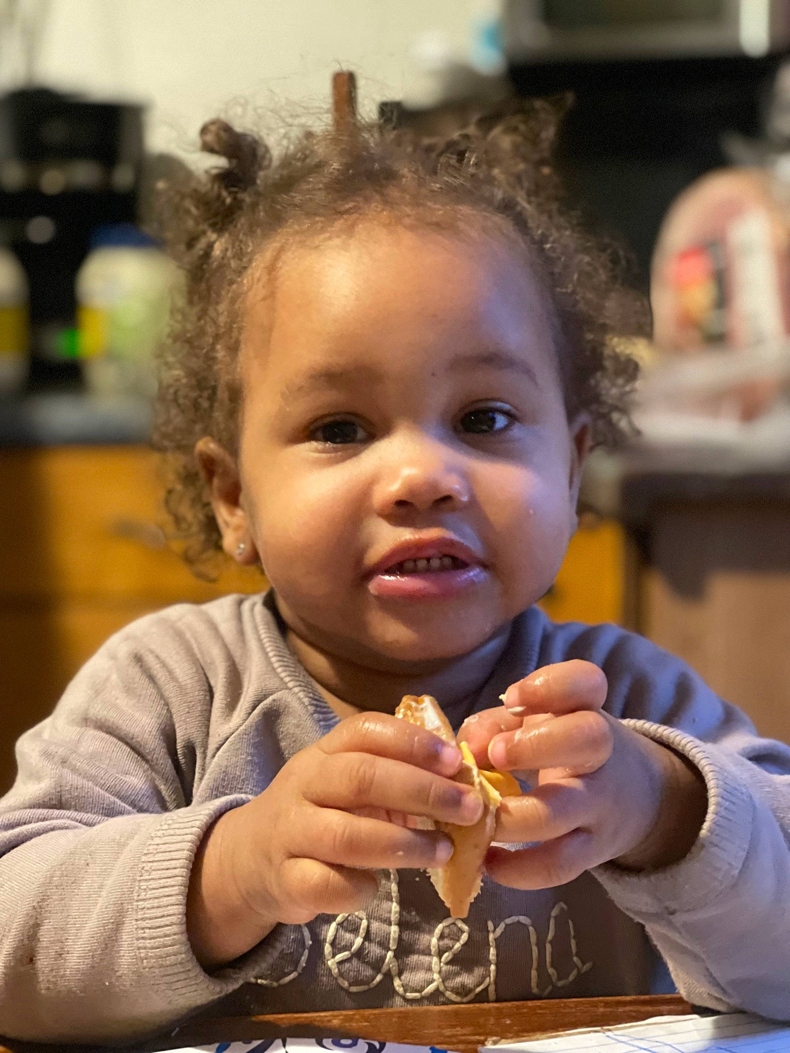 Selena joined the competition — help win amazing prizes! cake, chair, cheek, child, comfort_food, cuisine, dessert, eating, event, food, food_craving, fun, happy, icing, junk_food, person, smile, sweetness, tableware, thumb