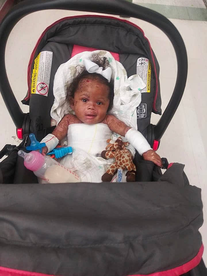 Sariyah is registered to the contest to win money with this photo: baby, baby_carriage, baby_products, car_seat, child, comfort, person, pink, product, toddler