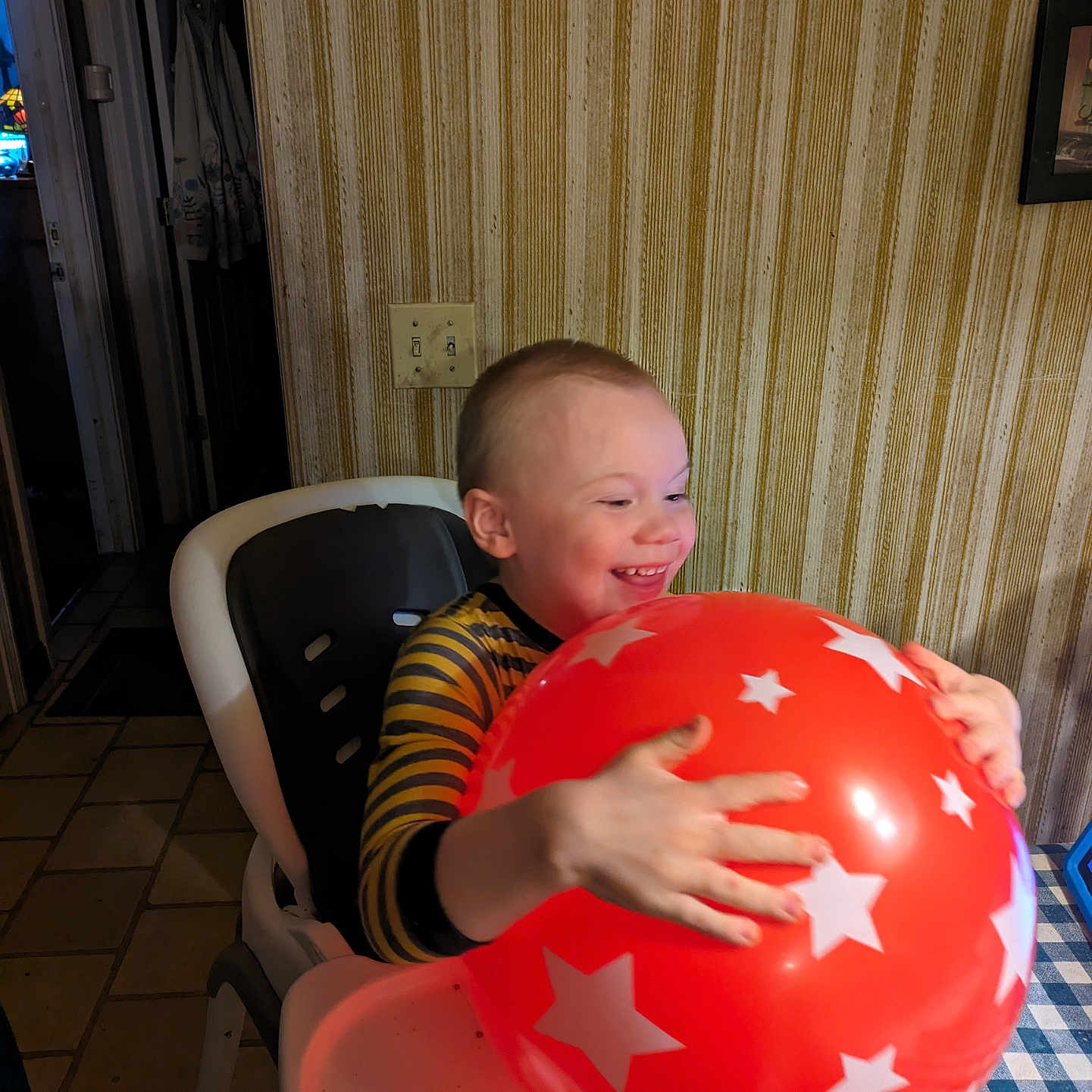 Jack joined the competition — help win amazing prizes! art, baby, balloon, bodypart, chair, electricaldevice, face, finger, furniture, hand, head, homedecor, inflatable, painting, person, photography, portrait, rug, sphere, switch
