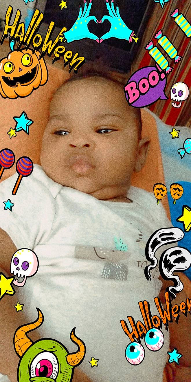 Jayceon joined the competition — help win amazing prizes! baby, cheek, chin, cool, eyebrow, eyelash, face, facial_expression, font, hairstyle, happy, mammal, mouth, nose, organ, organism, person, photo_caption, product, skin