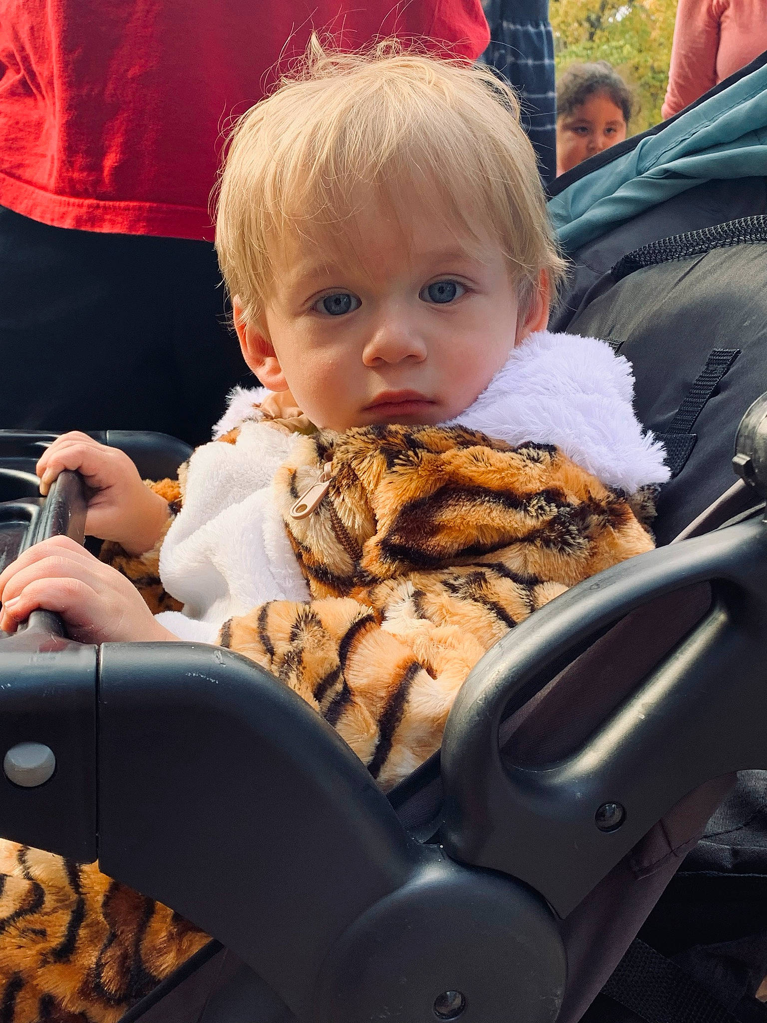 Jeremiah Josiah joined the competition — help win amazing prizes! baby, baby_carriage, baby_products, blond, car_seat, chair, child, event, eyewear, fun, fur, lap, luxury_vehicle, mammal, motor_vehicle, person, recreation, sitting, skin, toddler