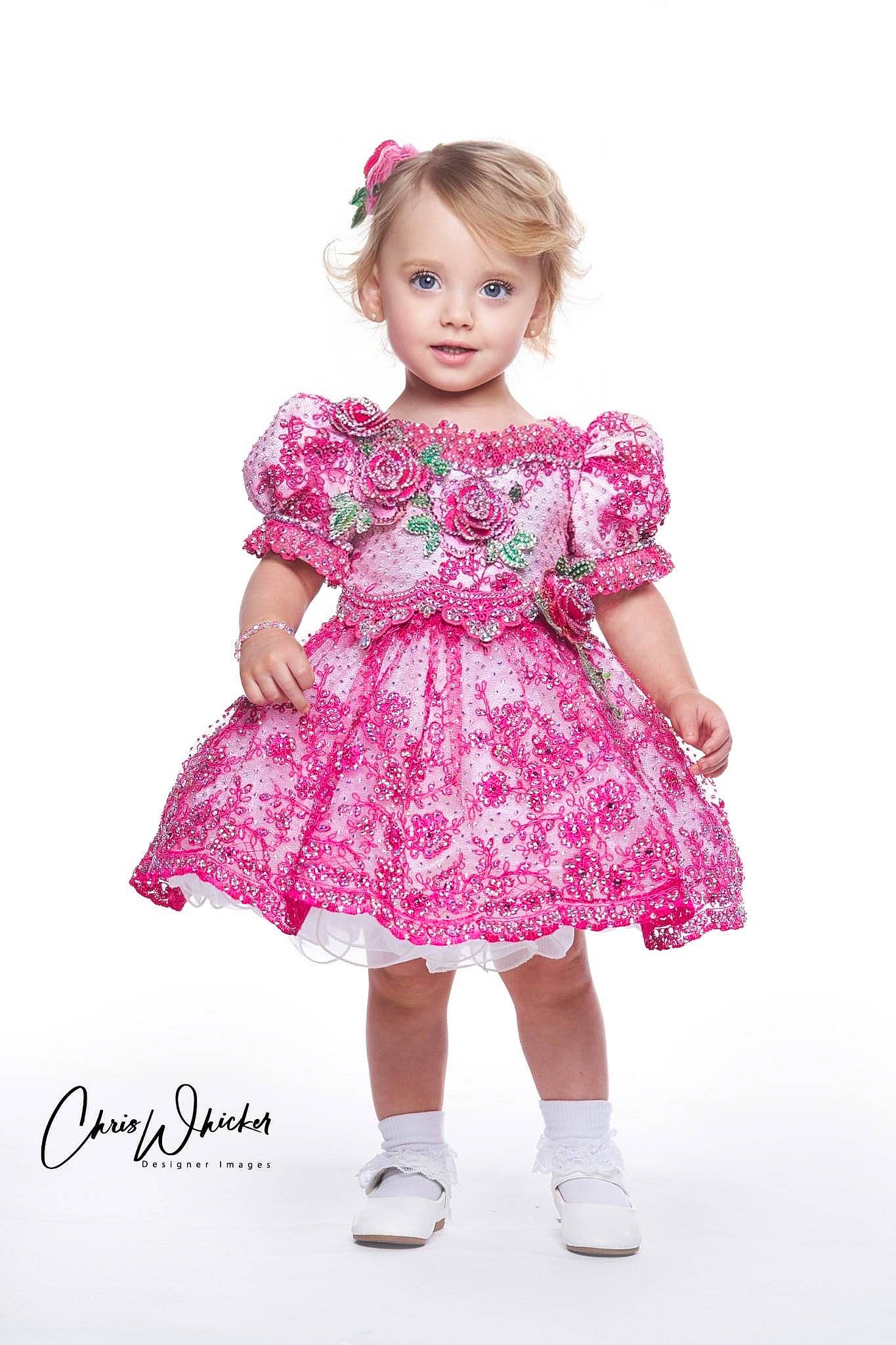 Riverlee joined the competition — help win amazing prizes! arm, baby_toddler_clothing, day_dress, dress, fashion_design, gesture, hair, happy, head, leg, long_hair, magenta, one_piece_garment, pattern, person, pink, purple, sleeve, toddler, violet