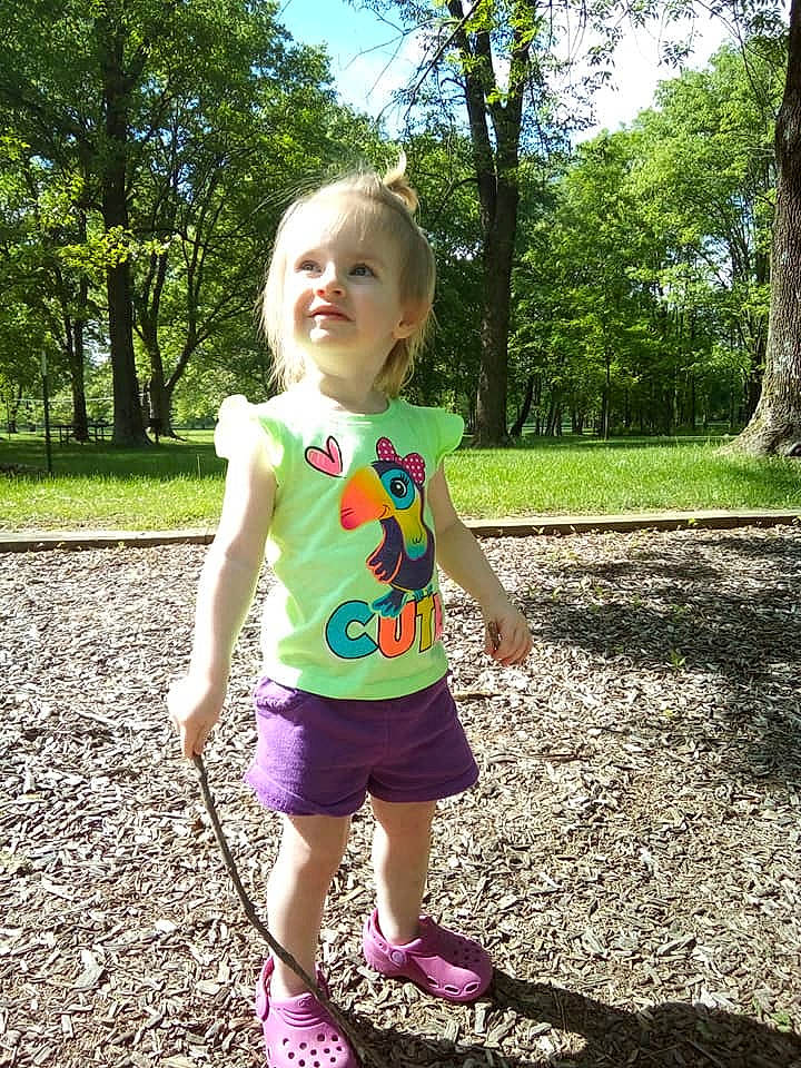 Olivia Jade joined the competition — help win amazing prizes! child, dress, fun, garden, grass, park, person, pink, plant, play, recreation, shoe, shorts, smile, spring, summer, t_shirt, toddler, tree, vacation