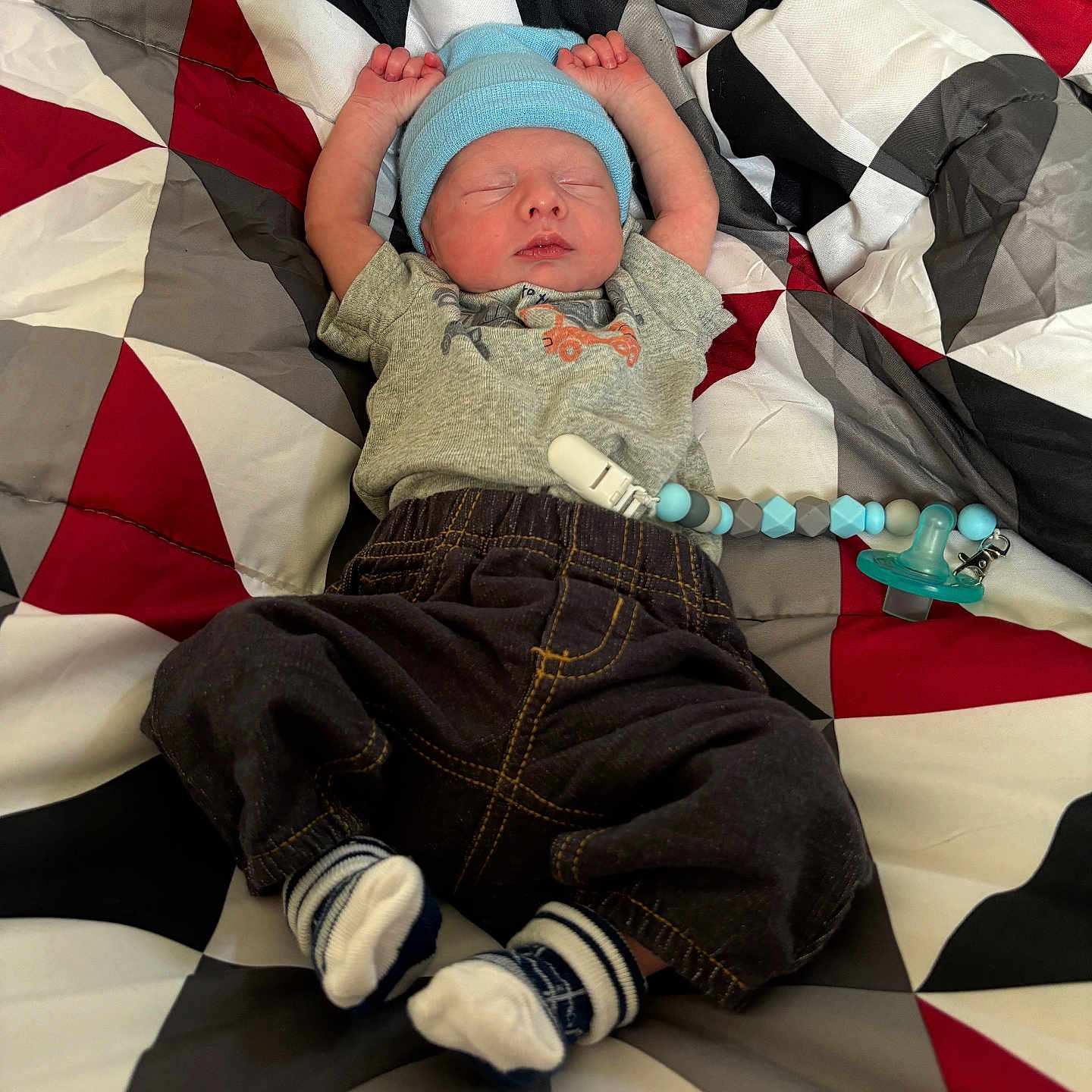 Remington joined the competition — help win amazing prizes! accessories, ankle, baby, baseball, baseballcap, baseballglove, bead, beanie, bed, bedroom, blanket, bodypart, bonnet, cap, clothing, costume, couch, cushion, face, finger
