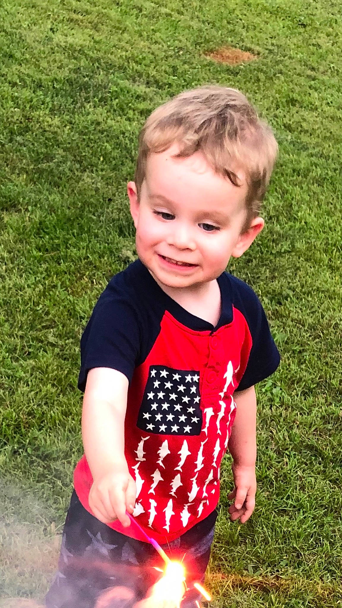 Connor joined the competition — help win amazing prizes! baby, baby_products, baby_toddler_clothing, child, design, grass, joy, lawn, pattern, person, plant, play, smile, summer, t_shirt, toddler
