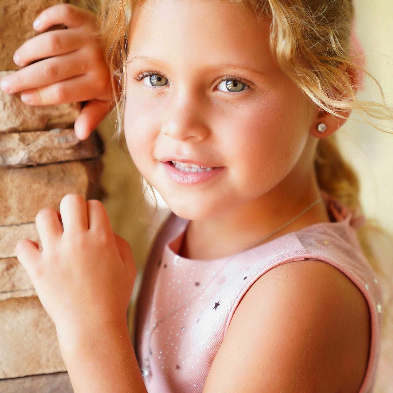 Grace joined the competition — help win amazing prizes! blonde, bodypart, child, clothing, dress, eveningdress, face, female, finger, formalwear, girl, hair, hand, happy, head, nail, person, photography, portrait, smile