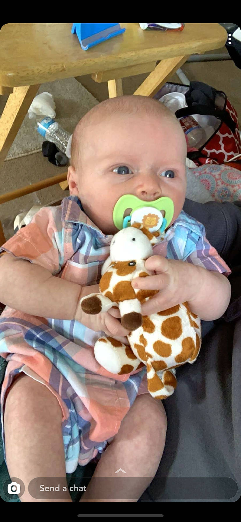 Zayne joined the competition — help win amazing prizes! baby, baby_products, baby_toys, child, person, play, stuffed_toy, toddler