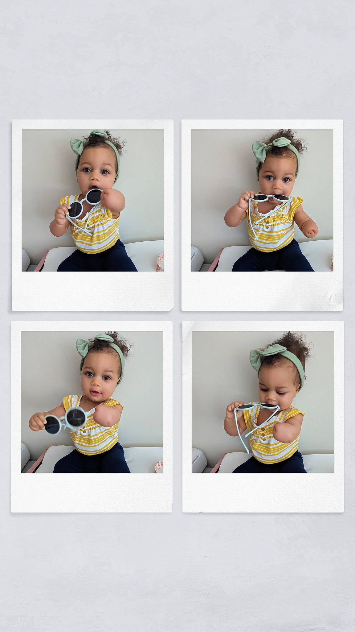 Lily joined the competition — help win amazing prizes! arm, baby, baby_toddler_clothing, cheek, child, clothing, face, facial_expression, finger, gesture, hairstyle, hand, happy, mammal, neck, outerwear, person, photograph, product, sleeve