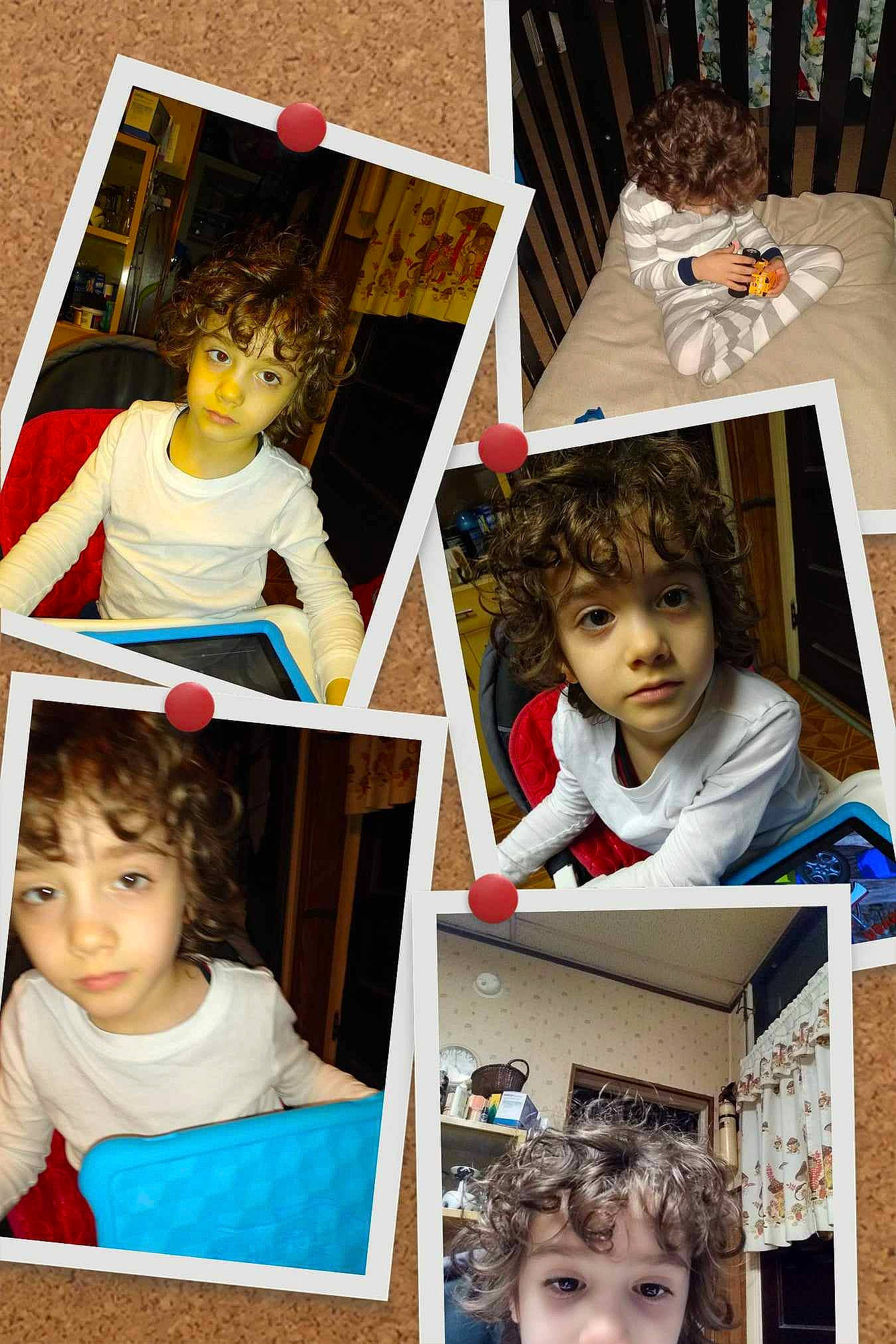 Nate is registered to the contest to win money with this photo: art, beauty, cheek, child, collage, event, eyelash, face, facial_expression, happy, human, pattern, person, photograph, product, rectangle, room, sharing, snapshot, toddler