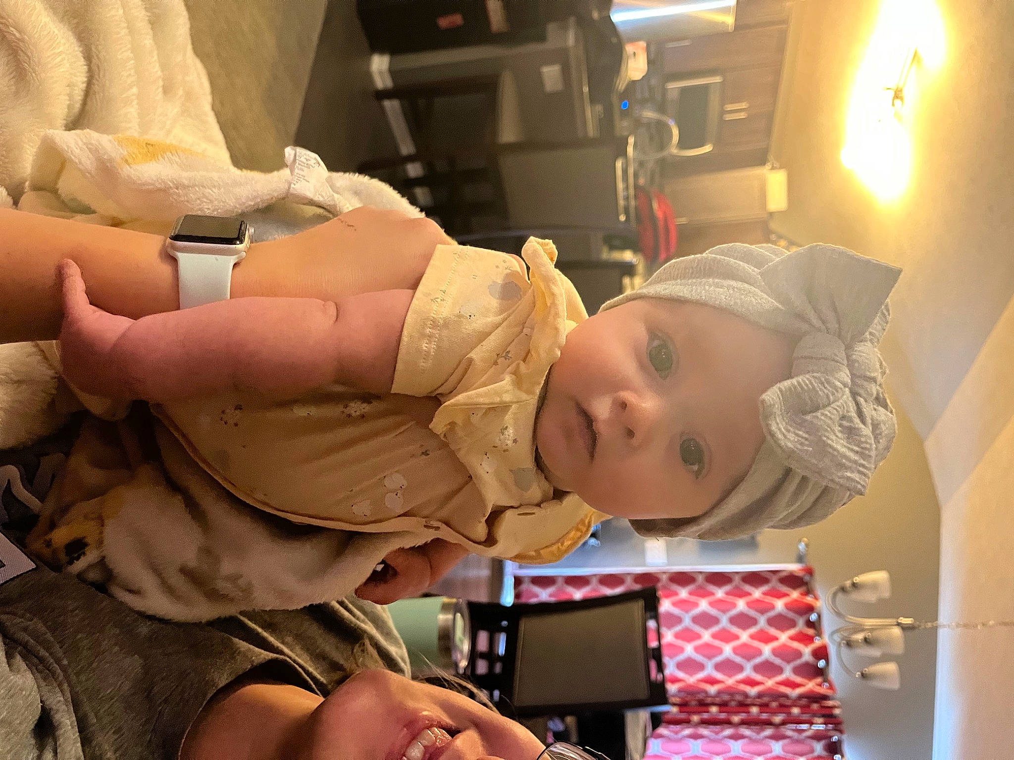 Kaomi joined the competition — help win amazing prizes! abdomen, baby, baby_products, baby_toddler_clothing, cheek, child, comfort, event, fun, hand, happy, hat, headwear, pattern, person, room, sitting, smile, toddler