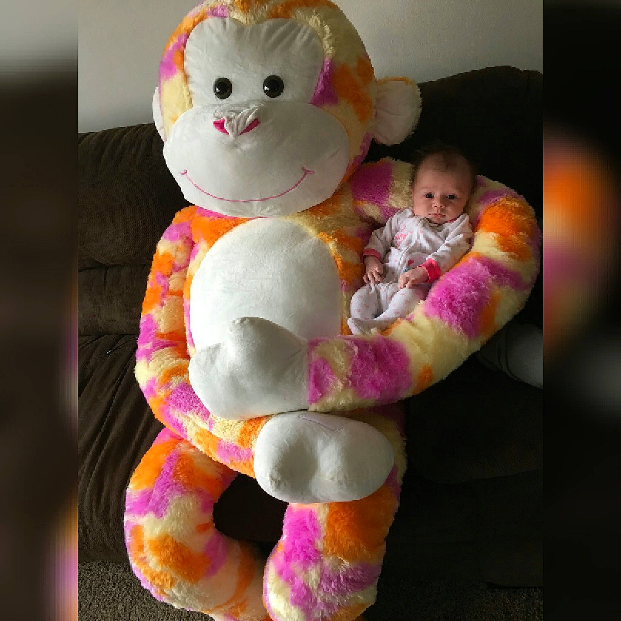 Ezmae is registered to the contest to win money with this photo: baby_toys, child, person, pink, play, plush, stuffed_toy, teddy_bear, textile, toddler, toy