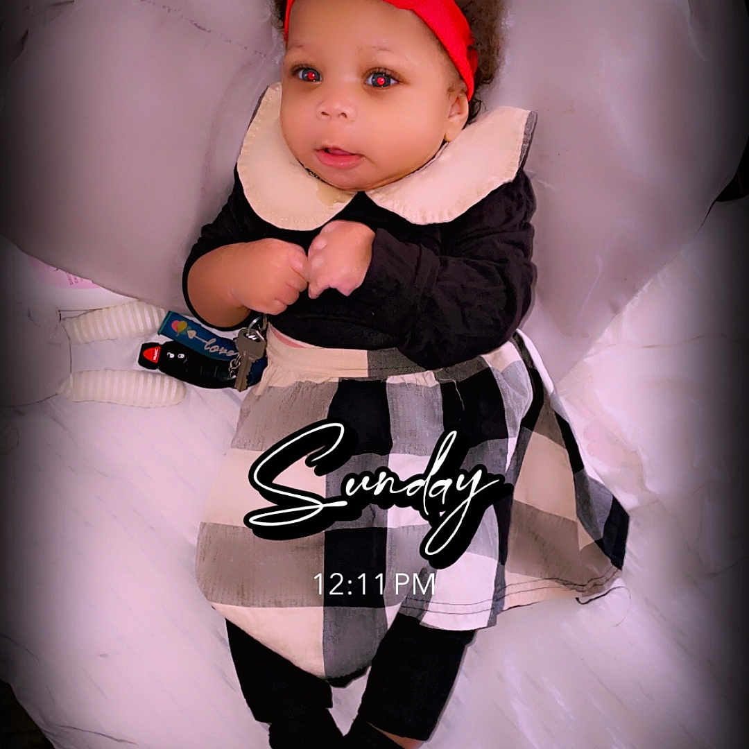 Skyy is registered to the contest to win money with this photo: baby, bodypart, bonnet, cap, clothing, costume, couch, face, finger, footwear, furniture, glove, hand, hat, head, person, photography, portrait, shoe, sneaker