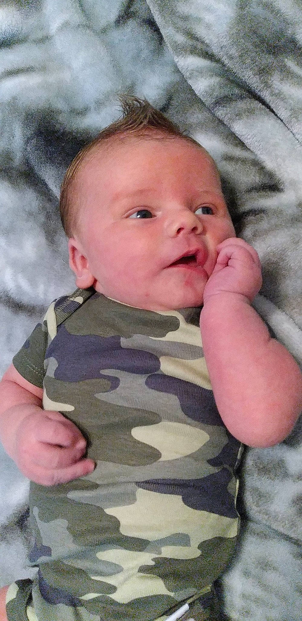 Donald joined the competition — help win amazing prizes! baby, baby_toddler_clothing, cheek, chin, eye, face, facial_expression, gesture, hairstyle, hand, head, human_body, iris, lip, nose, organ, person, skin, sleeve, smile