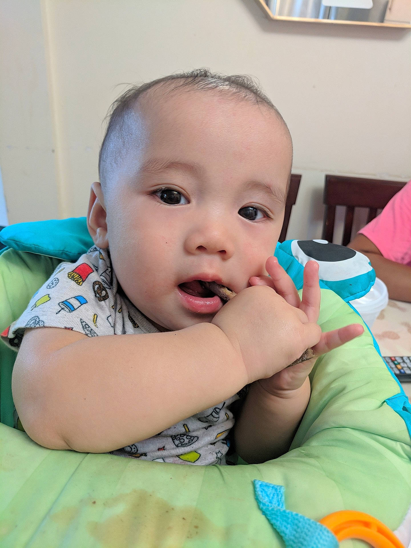 John Gabriel joined the competition — help win amazing prizes! boy, cheek, child, chin, day, eye, face, finger, girl, hand, head, infant, mouth, nose, organ, person, product, sitting, skin, smile