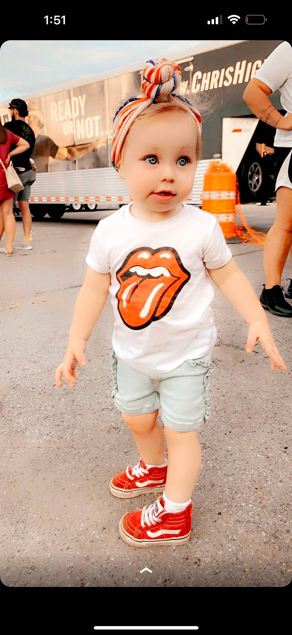 Harley joined the competition — help win amazing prizes! ball, child, flooring, footwear, fun, happy, joint, leg, leisure, luggage_and_bags, orange, person, player, shoe, shorts, sneakers, sports_equipment, sportswear, t_shirt, toddler