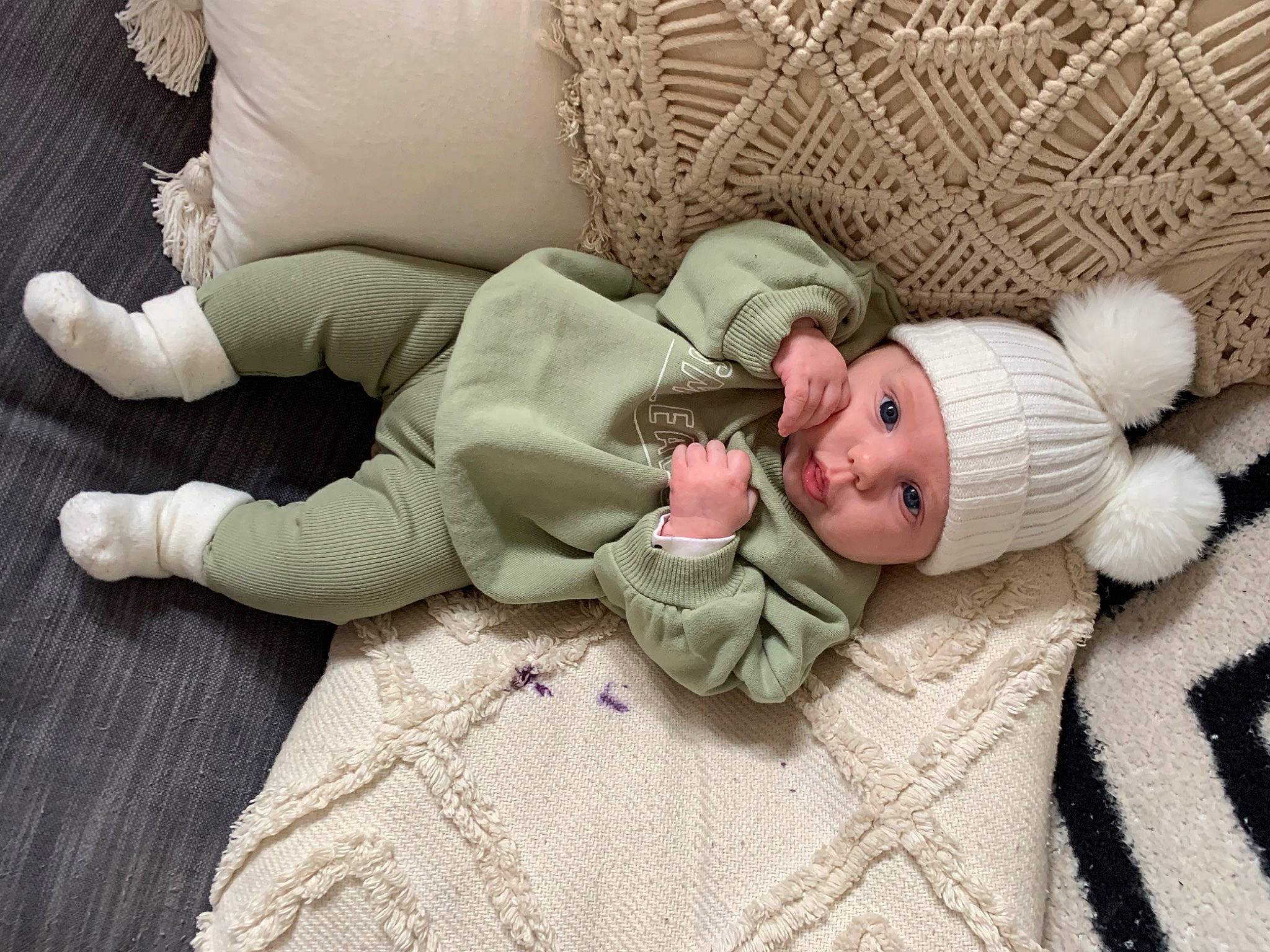Ada joined the competition — help win amazing prizes! arm, baby, baby_products, baby_sleeping, baby_toddler_clothing, cheek, comfort, doll, eye, face, hand, head, headgear, headwear, human_body, linens, person, skin, toddler, toy