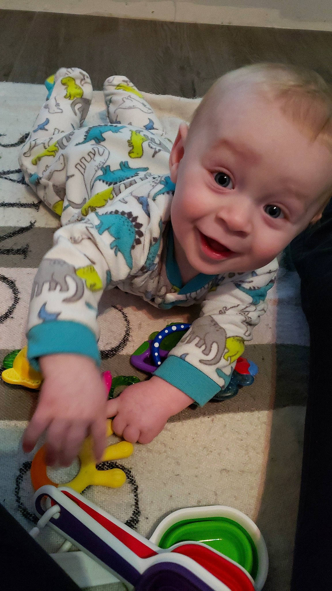 Sylas is registered to the contest to win money with this photo: baby, baby_products, baby_toddler_clothing, cheek, child, person, play, product, skin, smile, toddler