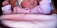 Milana a rejoint le concours — aidez-le/la à gagner de superbes lots ! baby, blanket, bundle, child, closeup, clothing, cozy, cute, face, hat, infant, newborn, peaceful, pink, portrait, resting, sleeping, soft, warm, wrapped