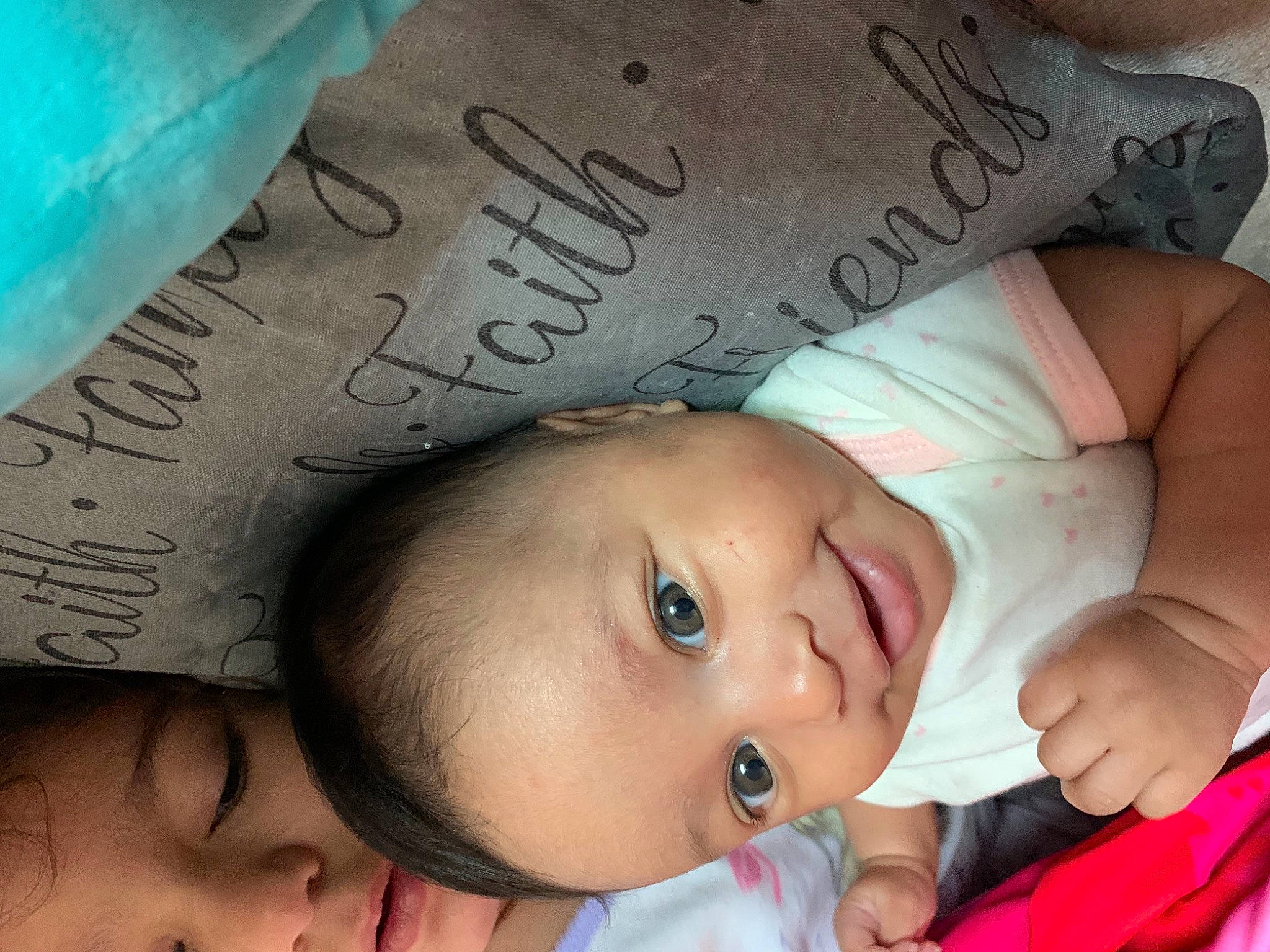 Lailani is registered to the contest to win money with this photo: baby_toddler_clothing, cheek, chin, eyebrow, eyelash, facial_expression, finger, forehead, green, happy, human, iris, lip, mouth, nose, organ, person, photograph, product, skin