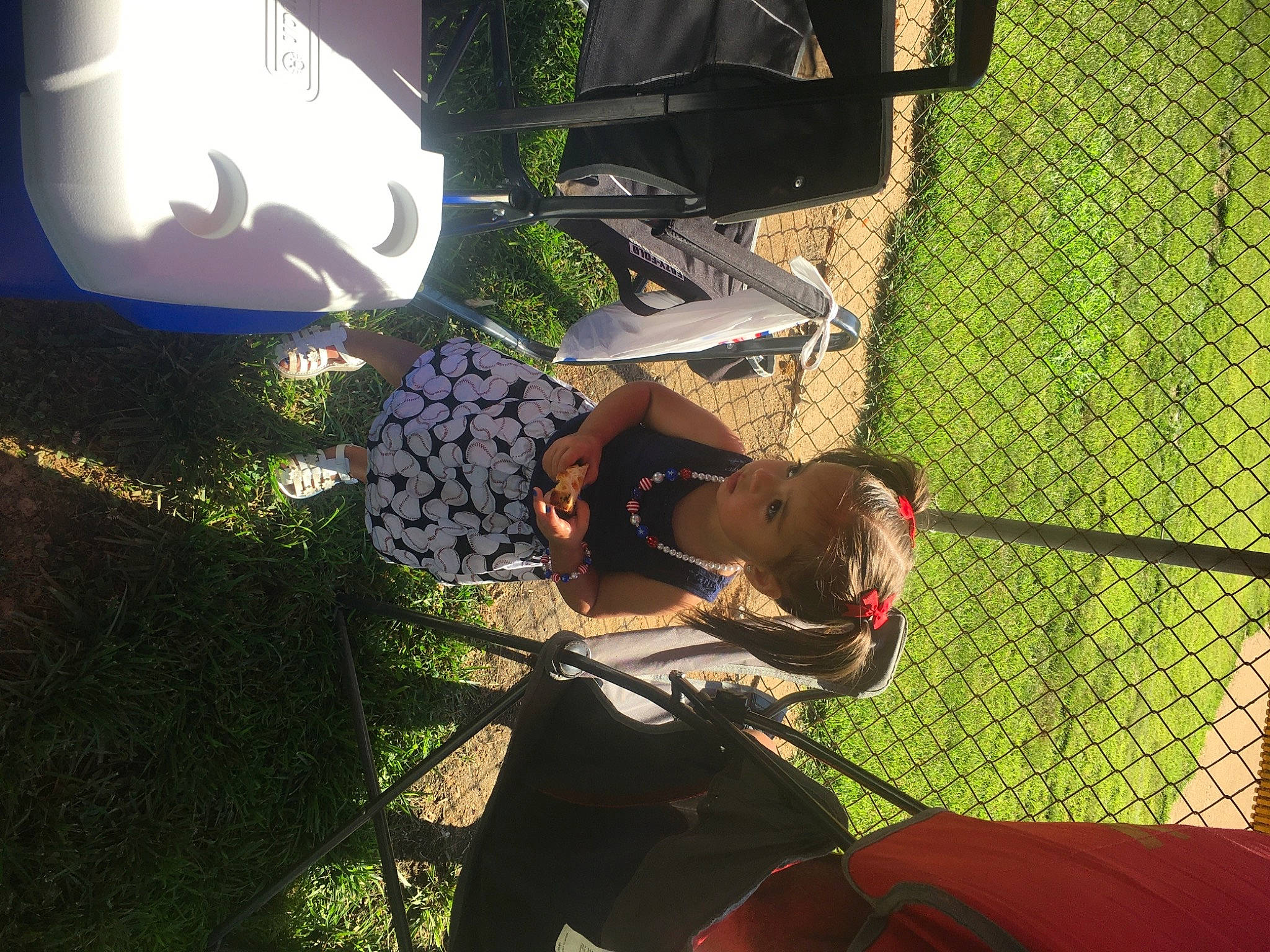 Gianna Marie is registered to the contest to win money with this photo: chain_link_fencing, fence, fun, grass, landscape, leisure, mesh, metal, person, shadow, tints_and_shades, wire_fencing