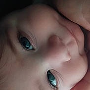 Dezmond joined the competition — help win amazing prizes! child, face, blue_eyes, close_up, portrait, hand, skin, expression, lying_down, young_child, eyelashes, natural_light, intimate, soft_light, person, child_portrait, curious, indoors, head, resting