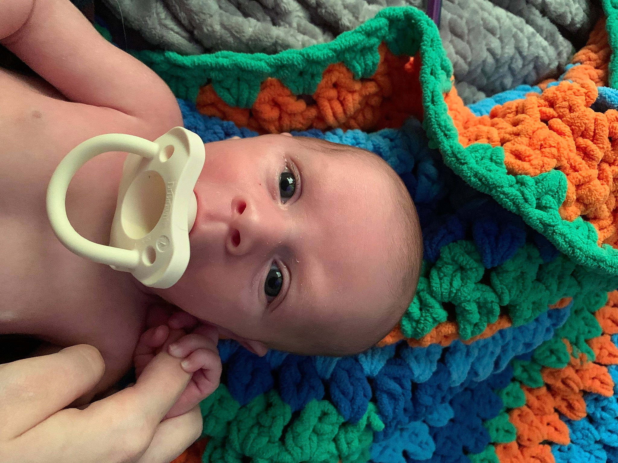 Arlo joined the competition — help win amazing prizes! azure, baby, baby_toddler_clothing, blue, cheek, doll, electric_blue, eye, eyebrow, eyelash, green, happy, head, iris, lip, nose, organ, person, skin, textile