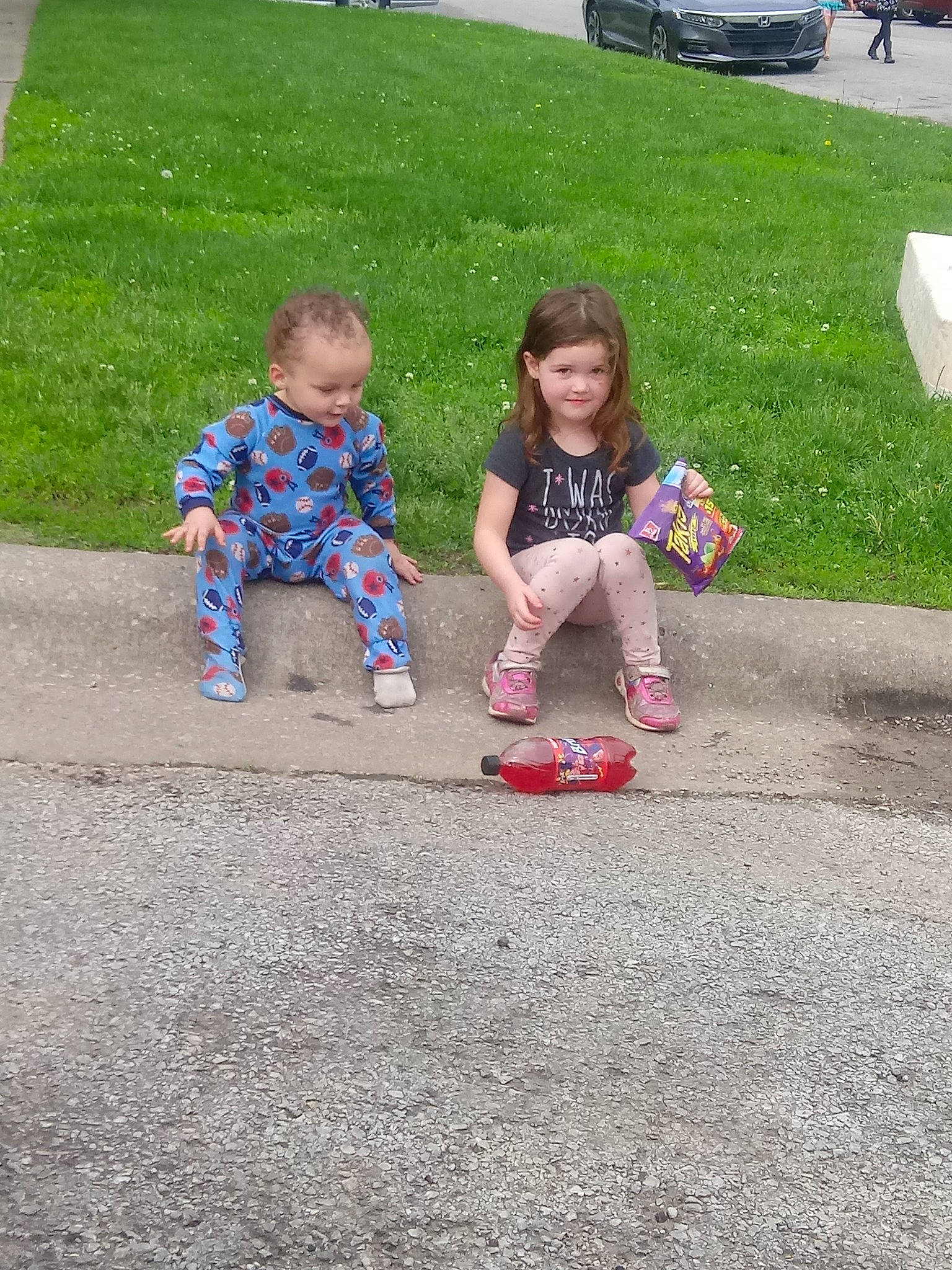 Marissa is registered to the contest to win money with this photo: child, fun, grass, joy, lawn, person, plant, play, summer, toddler, vacation, yard