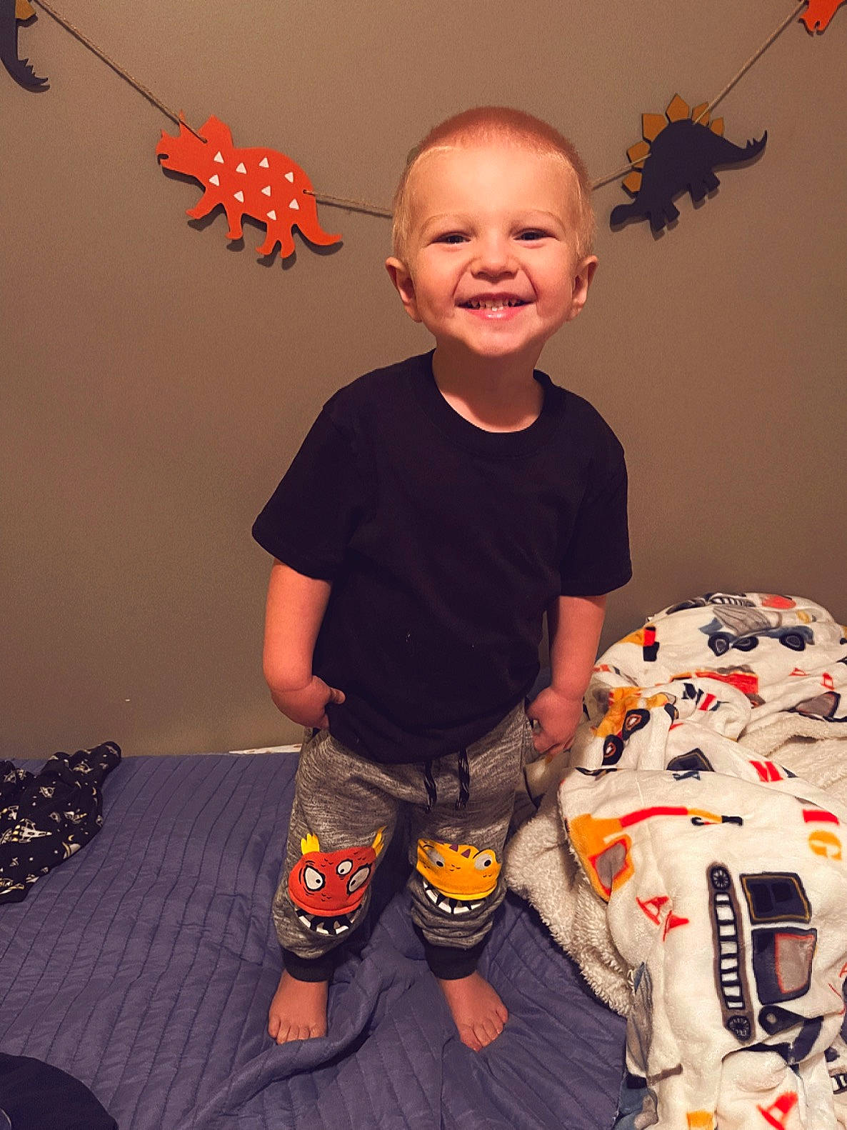 Brayson joined the competition — help win amazing prizes! art, baby_toddler_clothing, child, fun, happy, head, joint, joy, orange, organ, person, photograph, product, red, shoulder, sleeve, smile, standing, t_shirt, toddler