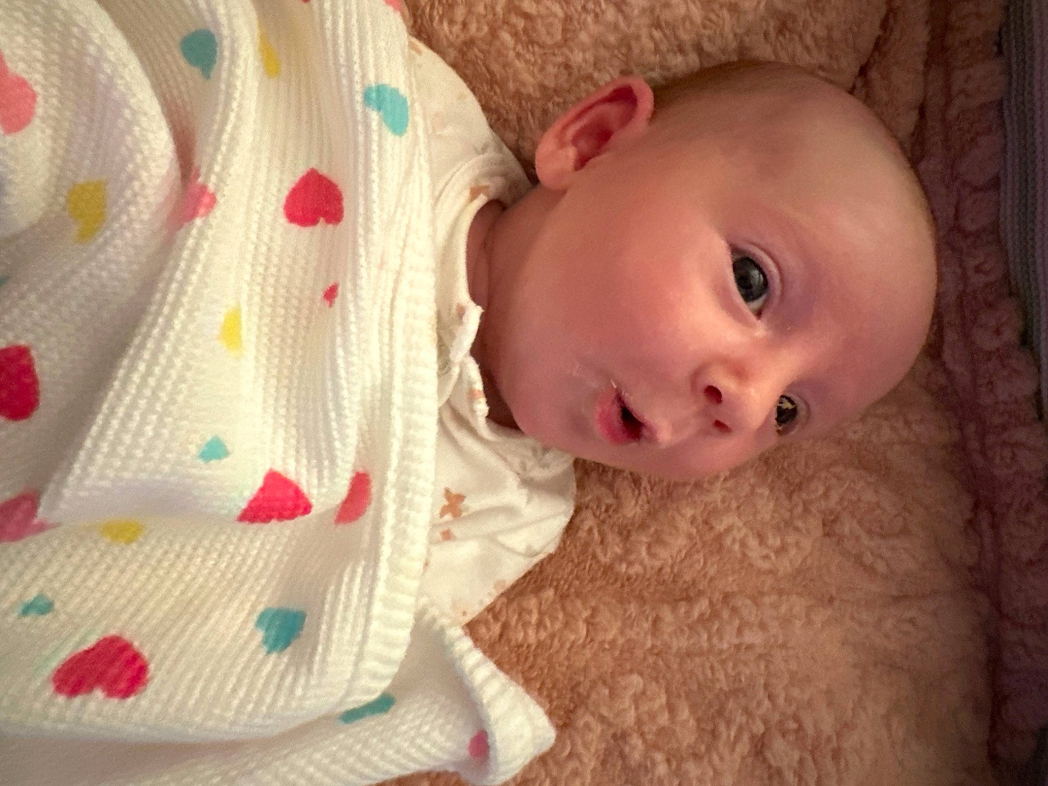 Aleia is registered to the contest to win money with this photo: baby, baby_toddler_clothing, beauty, cheek, child, dress, eye, eyebrow, head, human_body, iris, linens, lip, nose, person, pink, skin, sleeve, textile, toddler