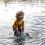 Blake joined the competition — help win amazing prizes! boy, casual_clothing, child, daylight, fun, happy, lake, nature, outdoor, person, playing, reflection, ripples, splashing, summer, water, water_body, wet, yellow_shirt, young