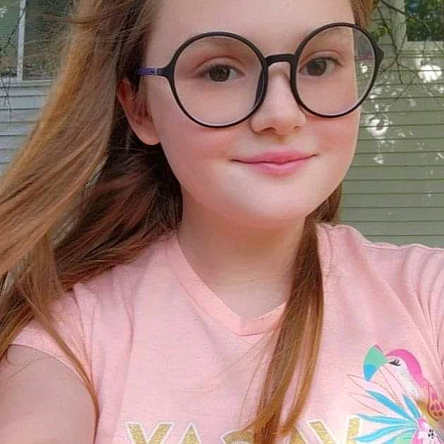 Hailey is registered to the contest to win money with this photo: cheek, chin, eye_glass_accessory, eyebrow, eyelash, eyewear, forehead, glasses, hairstyle, happy, headwear, jaw, joy, lip, nose, organ, person, skin, sleeve, smile