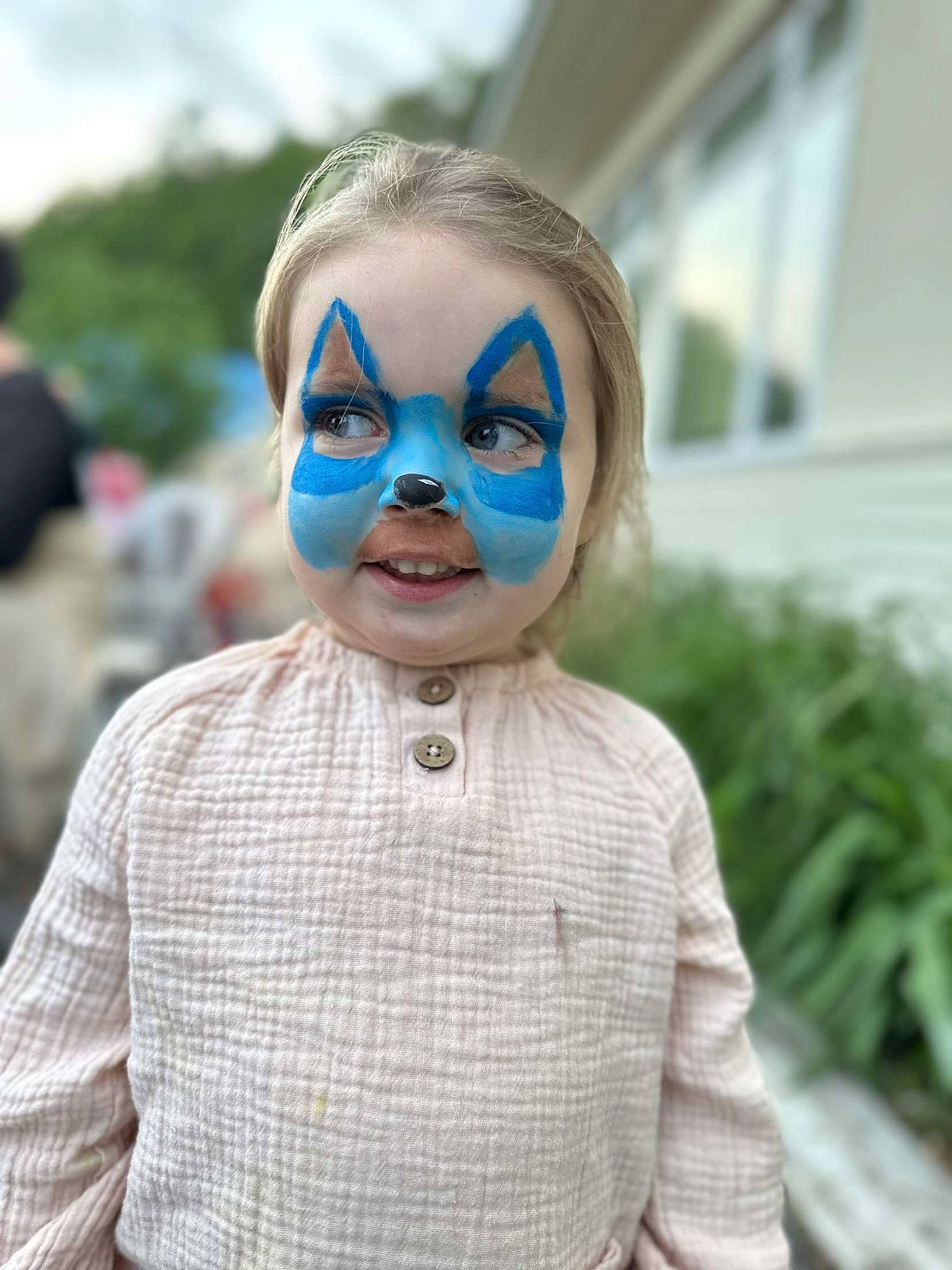 Marianna joined the competition — help win amazing prizes! cool, electric_blue, event, eye, eyelash, eyewear, fun, glasses, goggles, hairstyle, happy, headgear, person, personal_protective_equipment, plant, sky, sleeve, smile, t_shirt, toddler