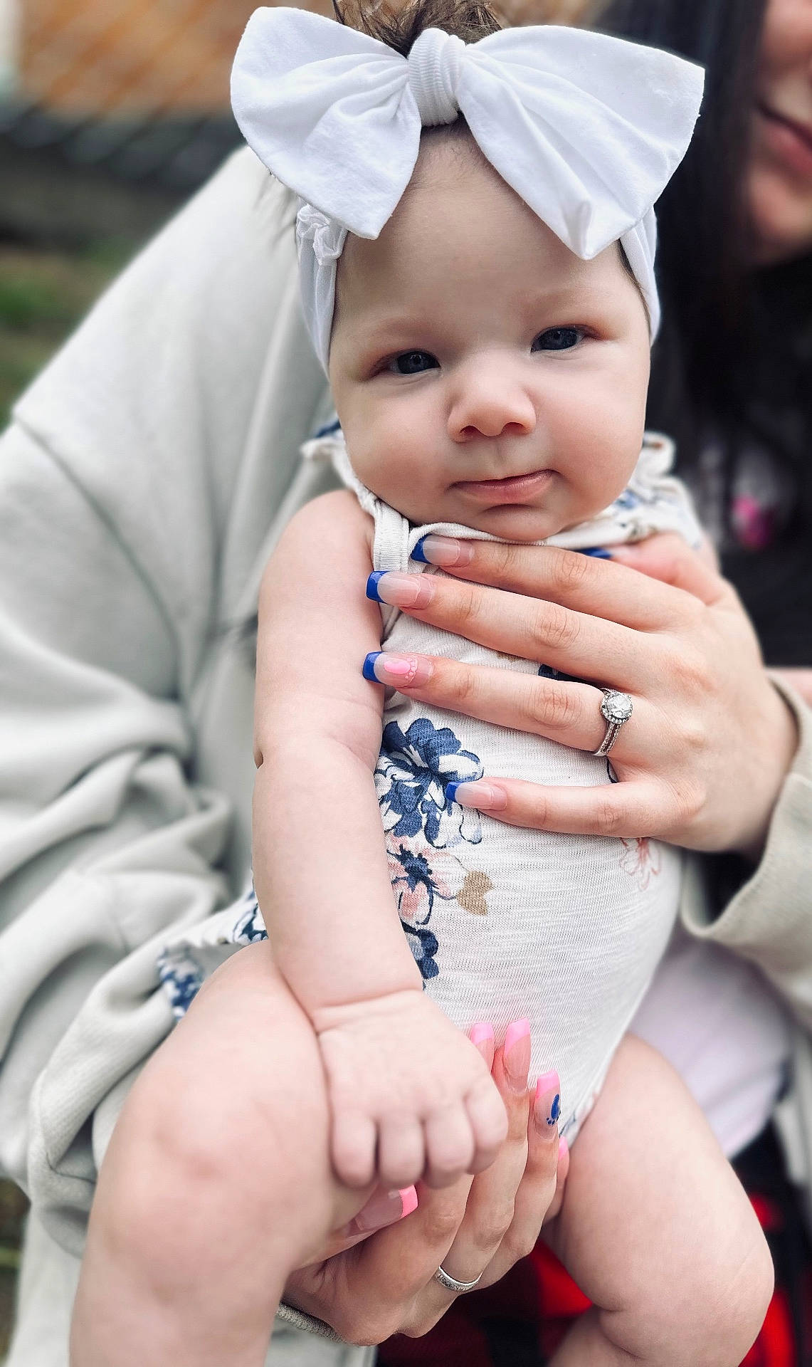 Raelynn is registered to the contest to win money with this photo: accessories, baby, bodypart, bracelet, clothing, diamond, dress, face, finger, gemstone, hand, happy, head, jewelry, newborn, people, person, photography, portrait, smile