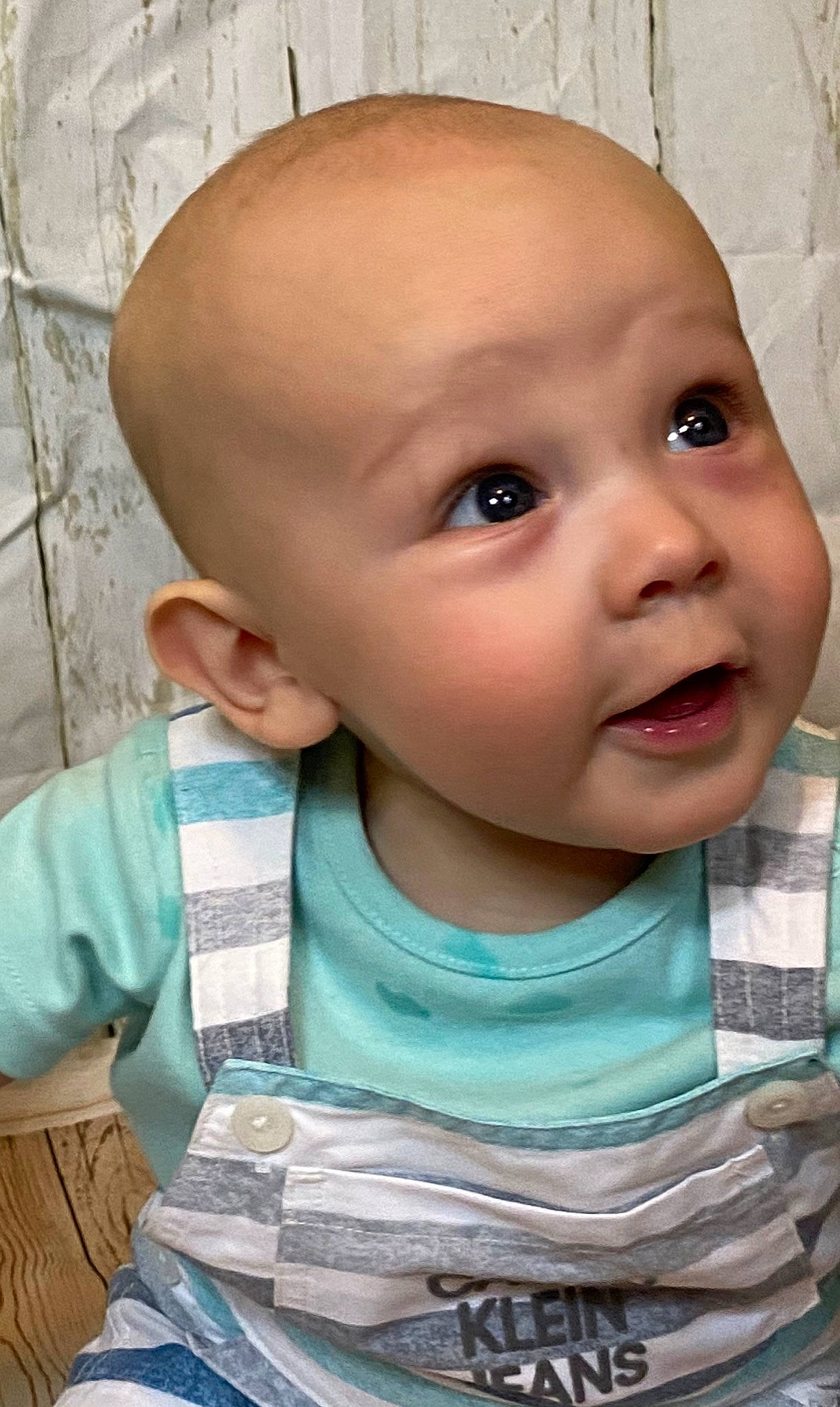 Jensen is registered to the contest to win money with this photo: baby, cheek, child, chin, ear, eye, eyebrow, face, facial_expression, forehead, head, lip, mouth, neck, nose, person, skin, smile, toddler