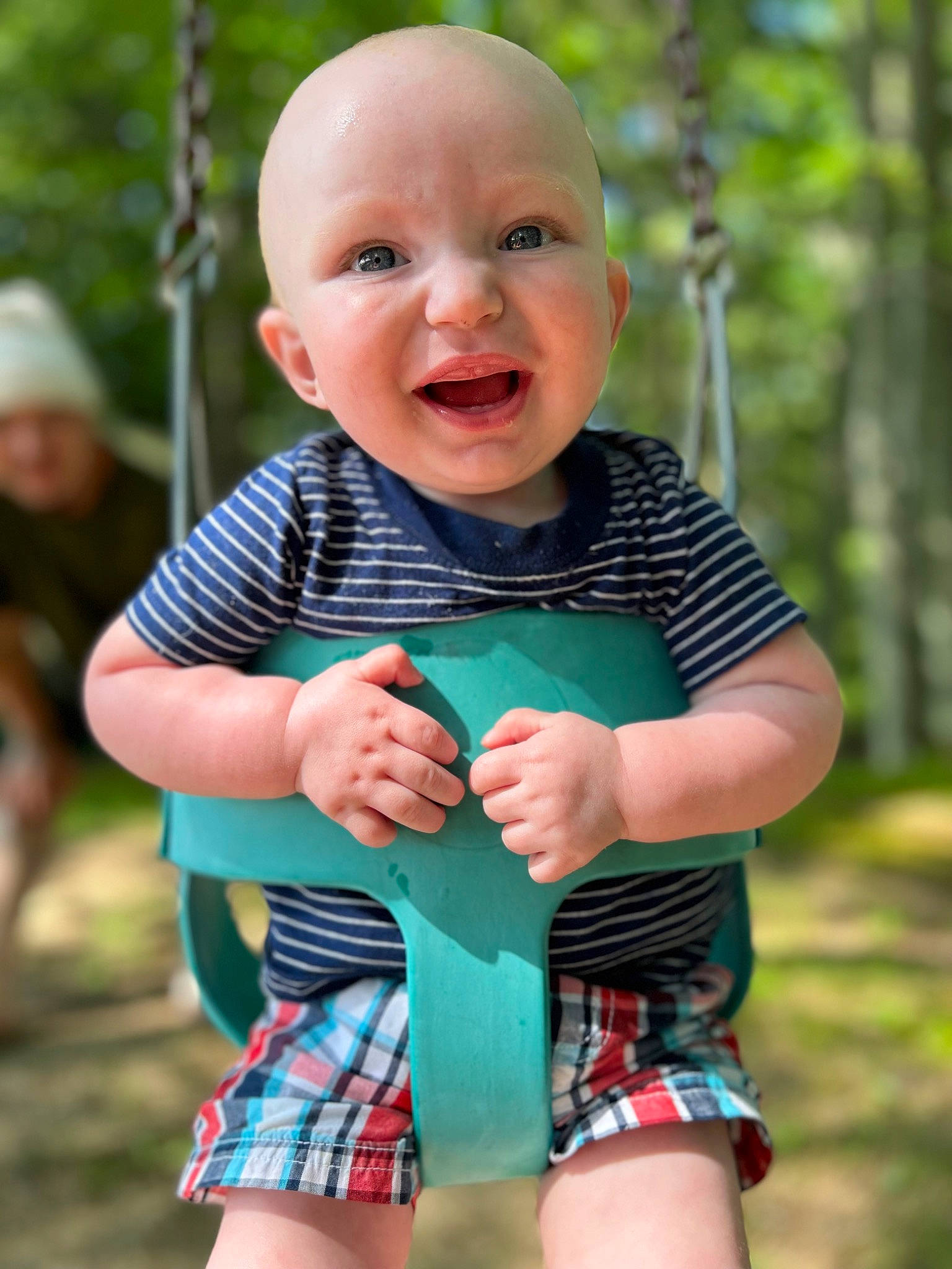 Levi joined the competition — help win amazing prizes! baby_toddler_clothing, child, eye, finger, fun, grass, happy, leisure, pattern, people_in_nature, person, pink, plant, shorts, skin, sleeve, smile, summer, t_shirt, toddler