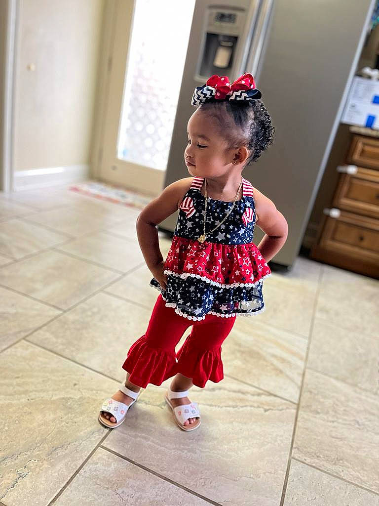 Alyssa joined the competition — help win amazing prizes! baby_toddler_clothing, cabinetry, chest_of_drawers, drawer, entertainment, event, fashion_design, floor, flooring, fun, happy, hardwood, human_leg, magenta, pattern, performing_arts, person, thigh, toddler, waist