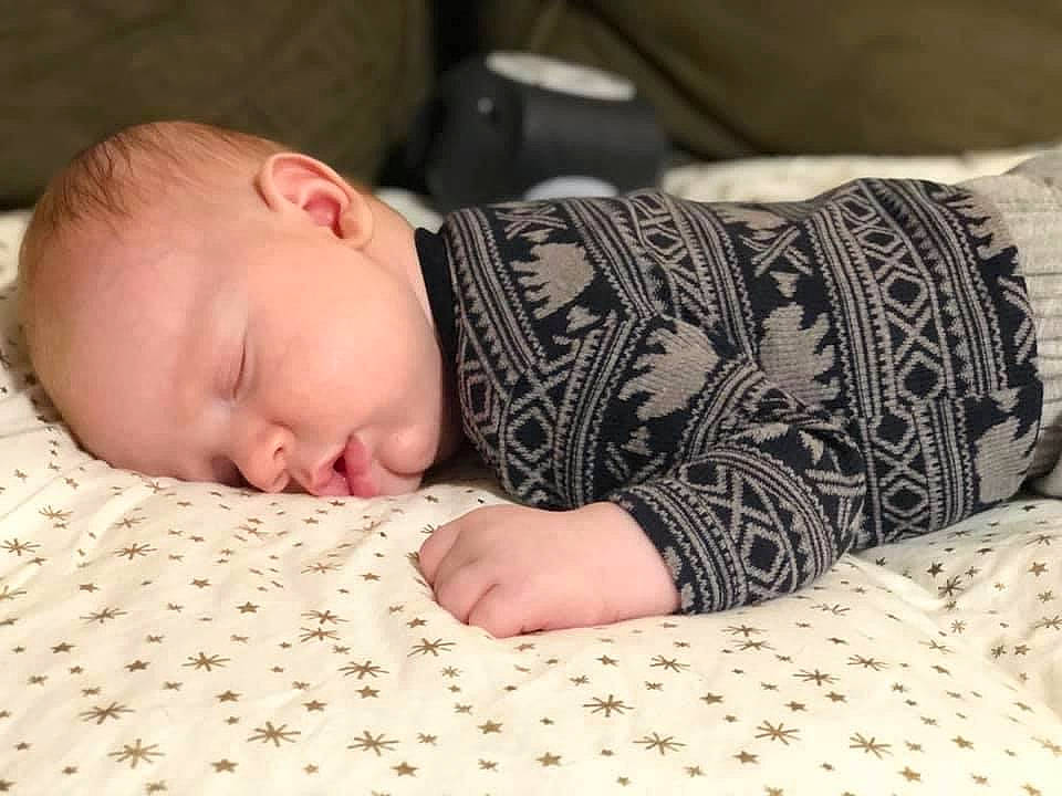 Bentley joined the competition — help win amazing prizes! baby, baby_sleeping, bedtime, cheek, child, comfort, hand, head, nap, pattern, person, photography, skin, sleep, toddler